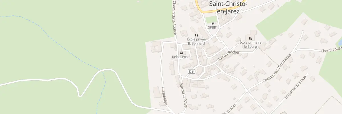 Plan du 3 Rue des Ecoles à Saint-Christo-en-Jarez