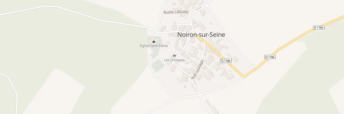 Plan du 5 Rue de l’Ormeau à Noiron-sur-Seine