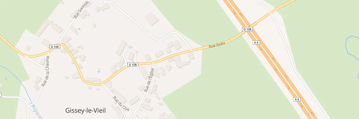 Plan du 5043 Le Village à Gissey-le-Vieil