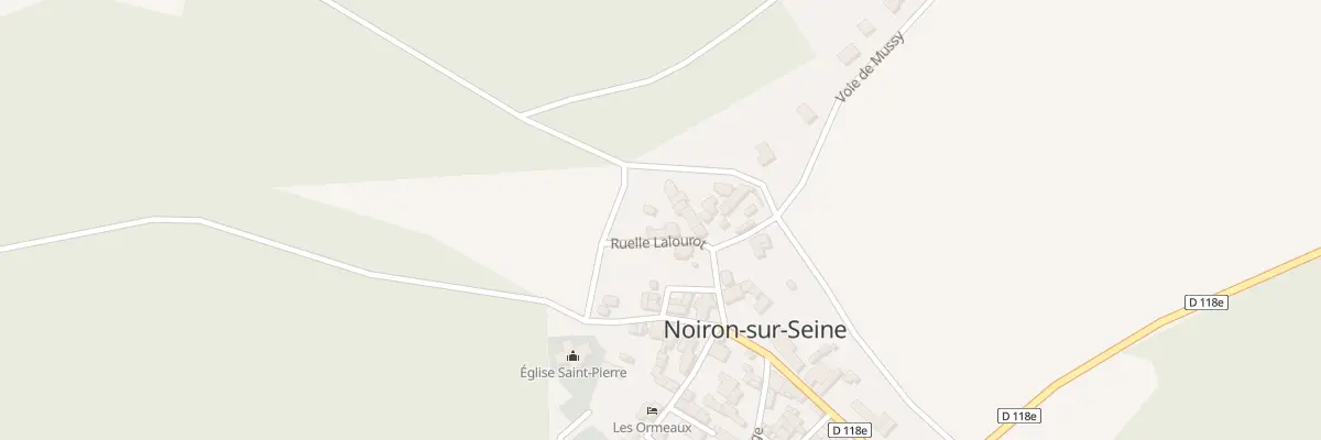 Plan du 4 Rue du Caron à Noiron-sur-Seine