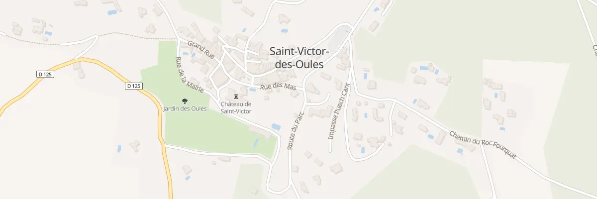 Plan du 2 Rue de l’Ancienne Usine à Saint-Victor-des-Oules