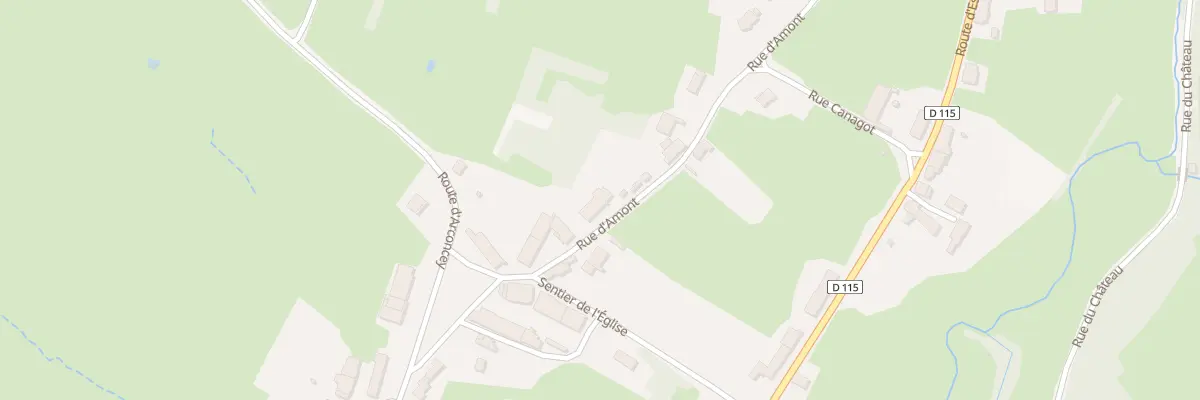 Plan du 5 Rue d’Amont à Clomot