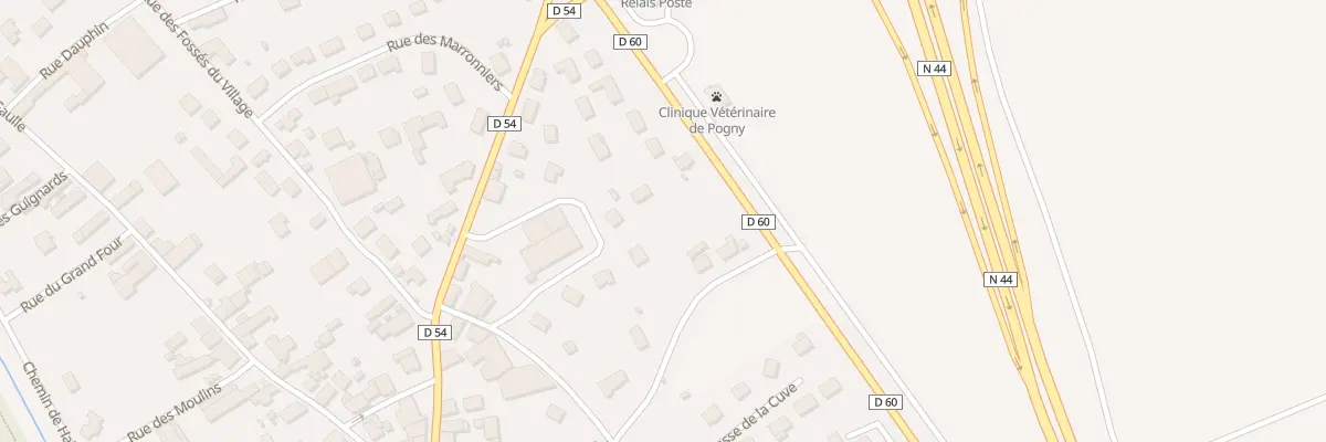 Plan du 32 Rue du Champ Melot à Pogny
