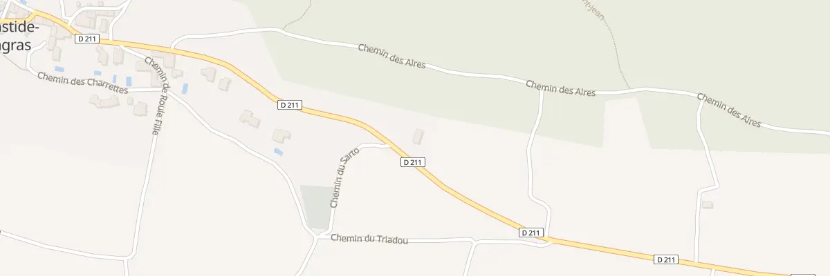 Plan du 5114 Rte de Pougnadoresse à La Bastide-d’Engras