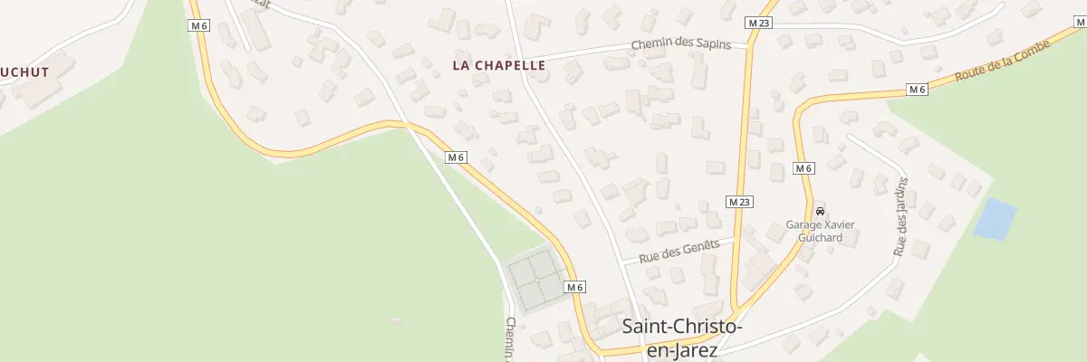 Plan du 5 Che de la Chapelle à Saint-Christo-en-Jarez