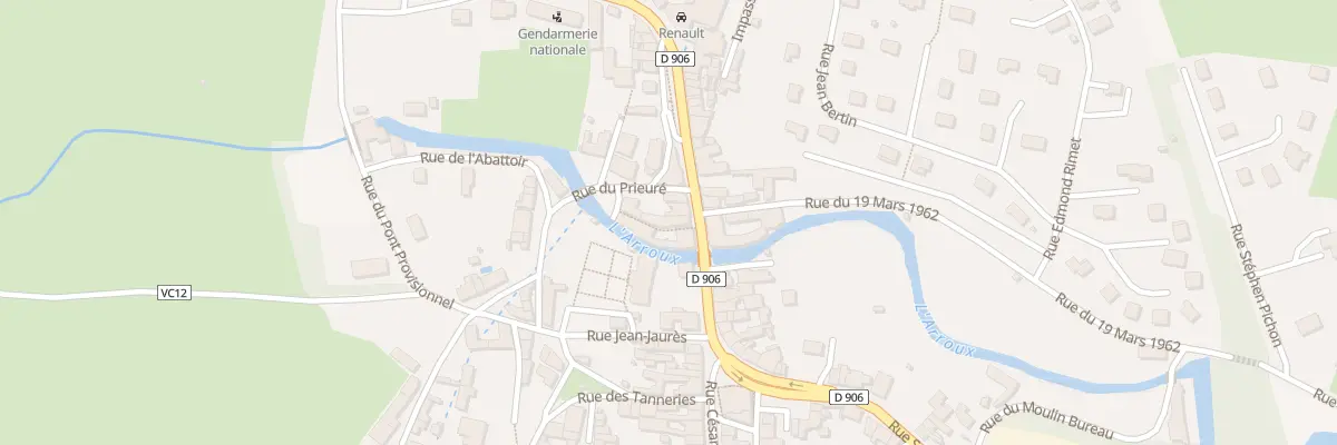 Plan du 19 Rue St Jacques à Arnay-le-Duc