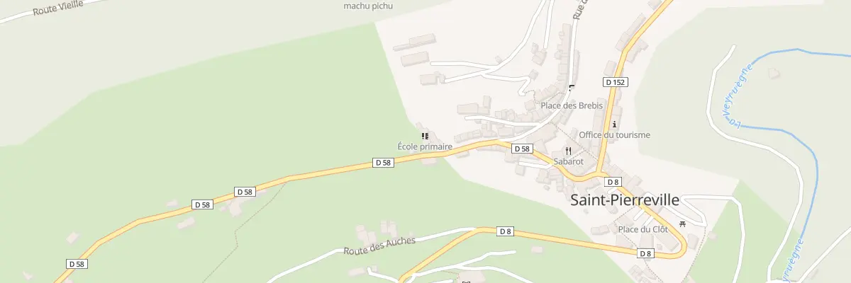 Plan du 5100 Le Bessas à Saint-Pierreville
