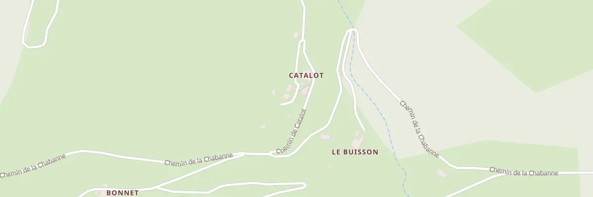 Plan du 75 Che de Catalot à Saint-Prix