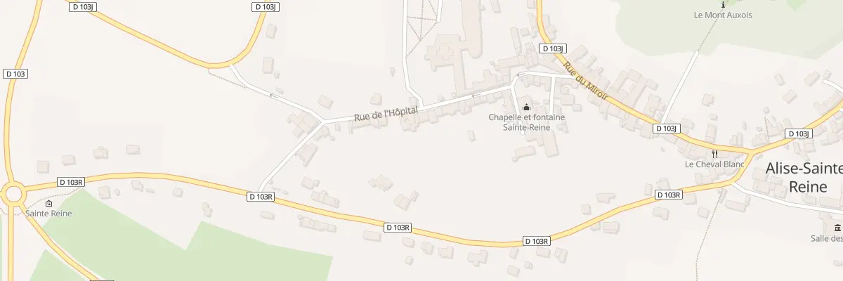 Plan du 37 Rue de l’Hopital à Alise-Sainte-Reine