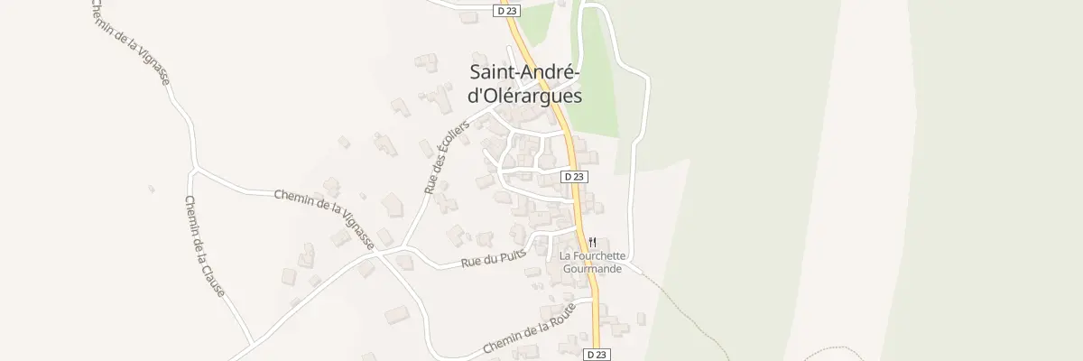 Plan du 5014 Le Village à Saint-André-d’Olérargues