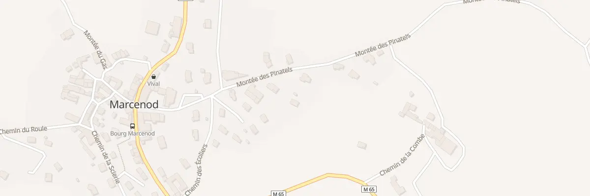 Plan du 5328 Mte des Pinatels à Marcenod