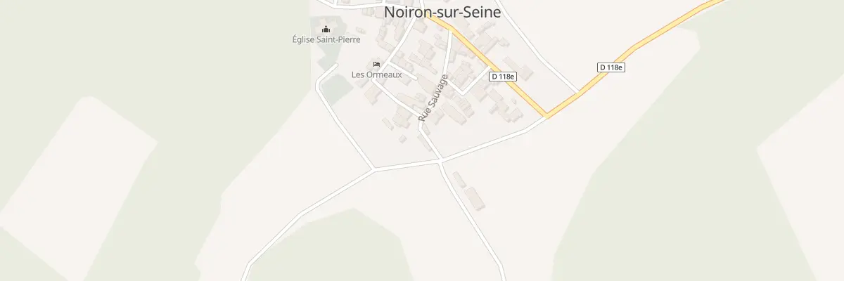 Plan du 10 Rue du Sauvage à Noiron-sur-Seine