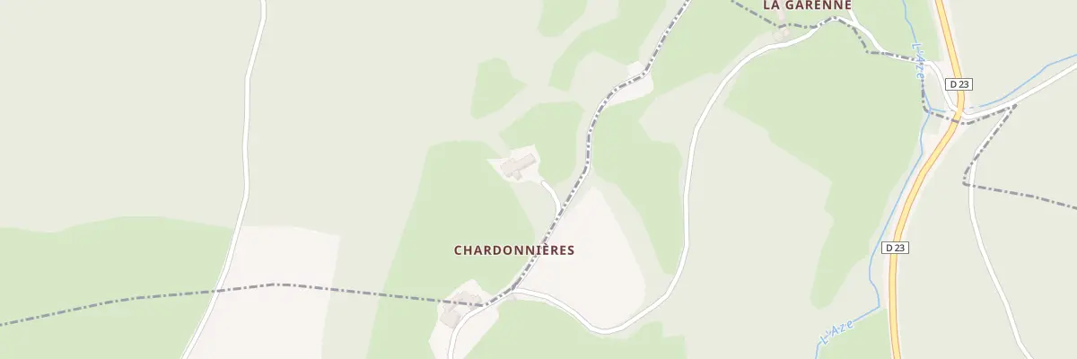 Plan du 38 Che de la Chena à Poule-les-Écharmeaux