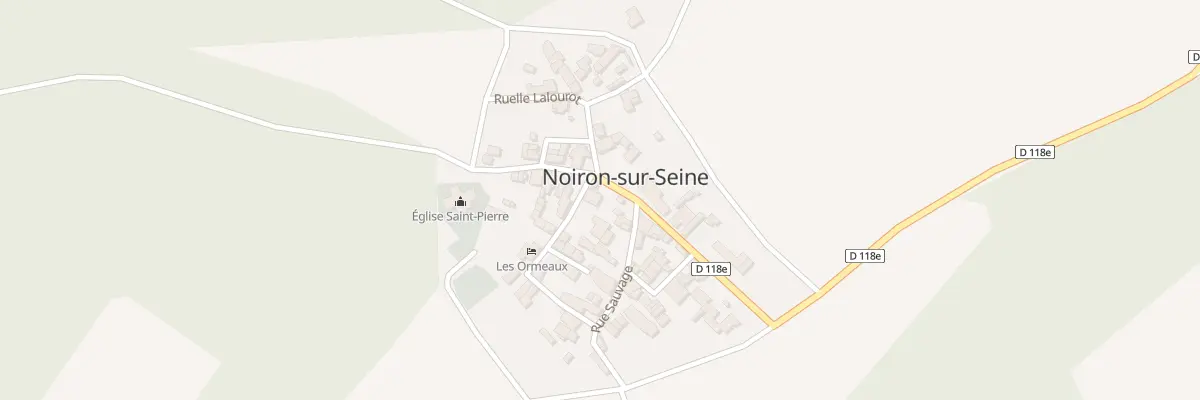 Plan du 3 Pl de la Mairie à Noiron-sur-Seine