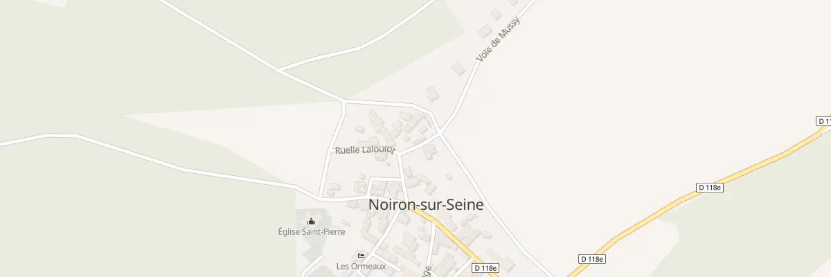 Plan du 7 Rue du Caron à Noiron-sur-Seine