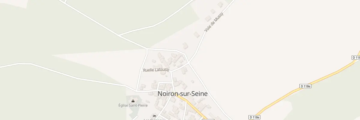 Plan du 8 Rue du Caron à Noiron-sur-Seine