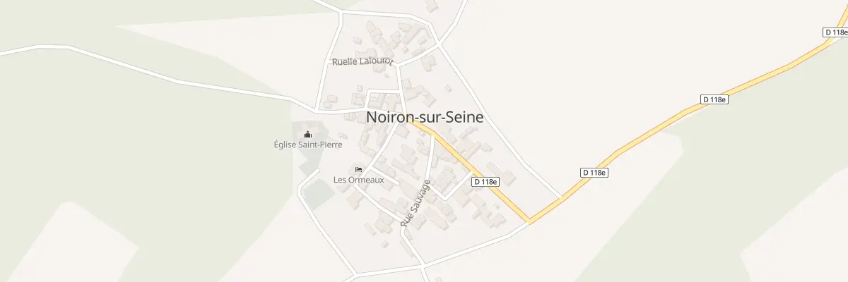 Plan du 5 Pl de la Mairie à Noiron-sur-Seine