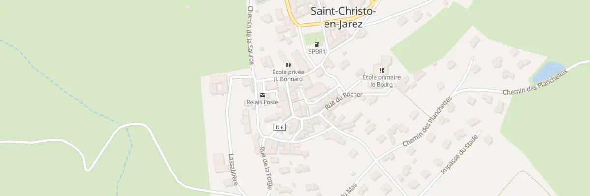 Plan du 13 Pl de L Eglise à Saint-Christo-en-Jarez