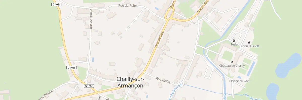 Plan du 34 Rue Grande Rue à Chailly-sur-Armançon