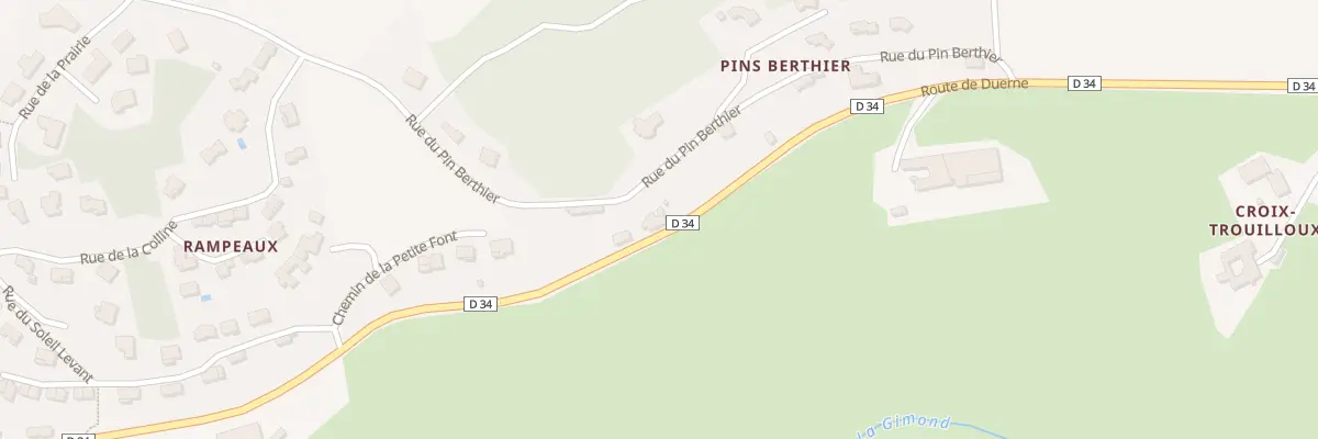 Plan du 603 Rte de Duerne à Aveize