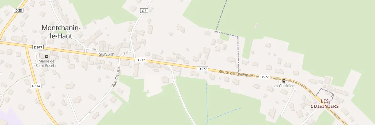 Plan du 65 Rte de Chalon à Saint-Eusèbe