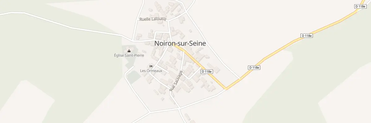 Plan du 1 Rue Miserey à Noiron-sur-Seine