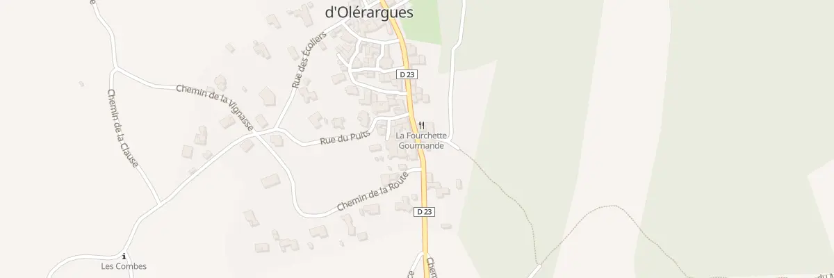 Plan du 5033 Le Village à Saint-André-d’Olérargues