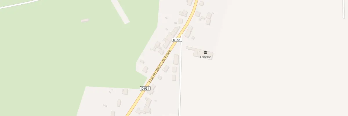 Plan de La Poste à Saulces-Monclin