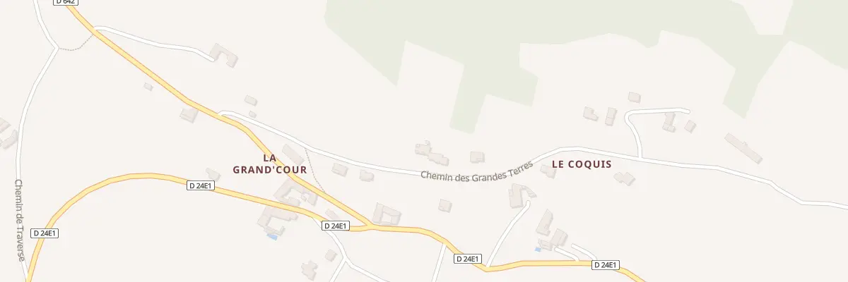 Plan du 5444 Les Roches à Montrottier