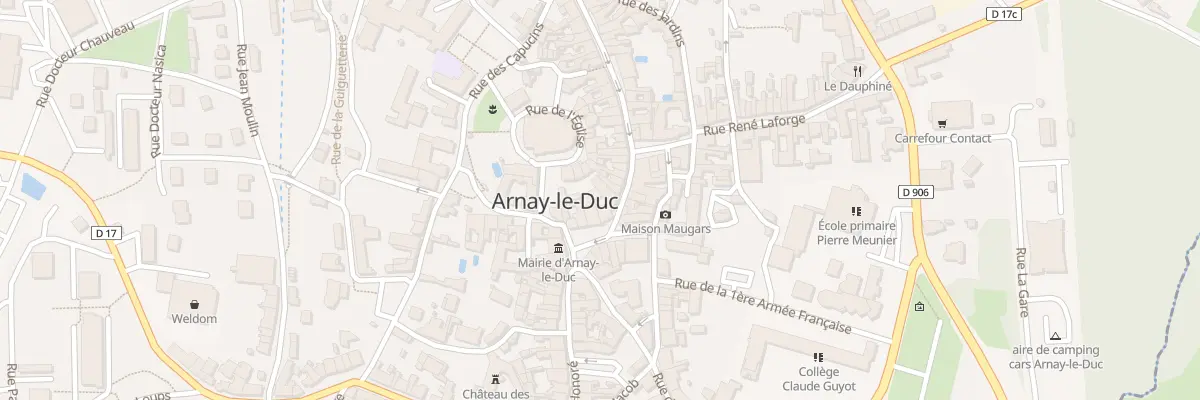 Plan du 5 Pl Bonaventure des Periers à Arnay-le-Duc