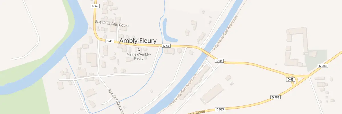 Plan du 3 Rue des Ponts à Ambly-Fleury