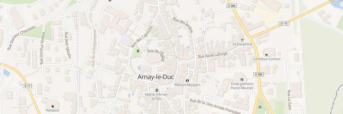 Plan du 3 Rue Auguste Dubois à Arnay-le-Duc