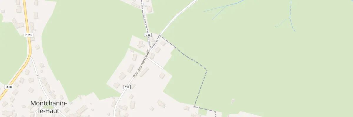 Plan du 16 Rue des Parriauds à Saint-Eusèbe