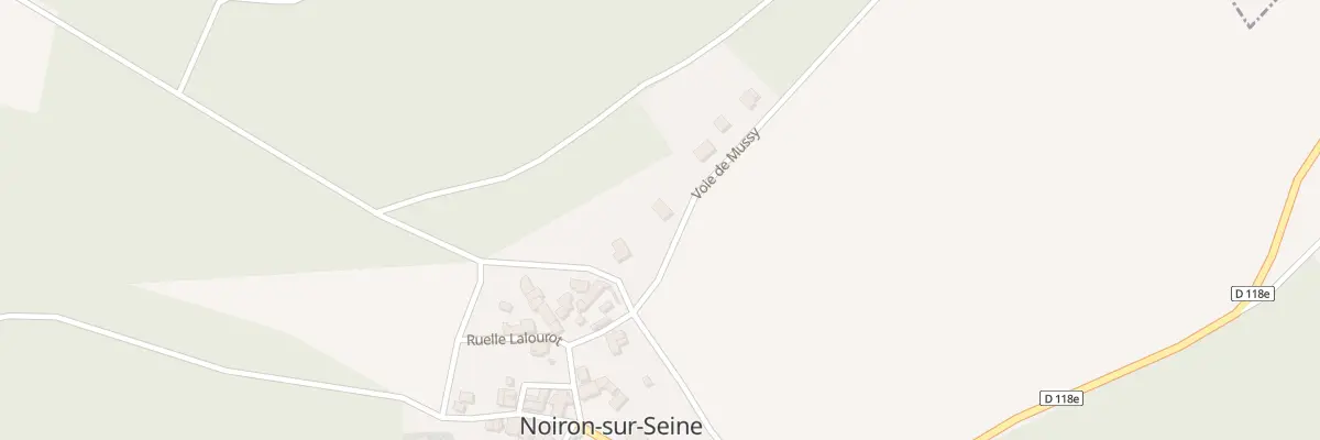 Plan du 2 Voie de Mussy à Noiron-sur-Seine