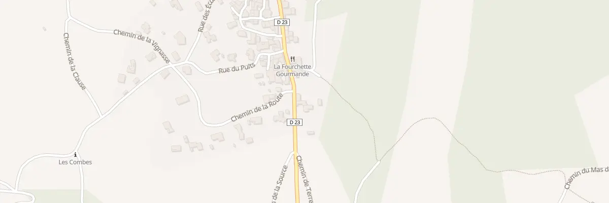 Plan du 5028 Le Village à Saint-André-d’Olérargues