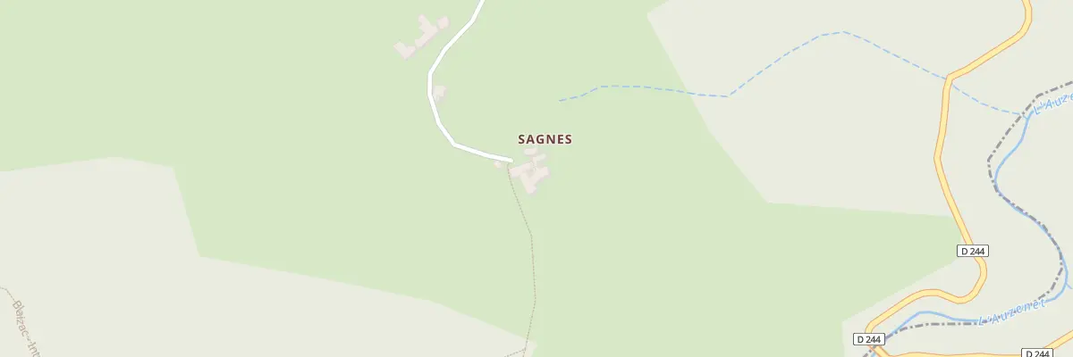 Plan du 5116 Sagnes à Ajoux