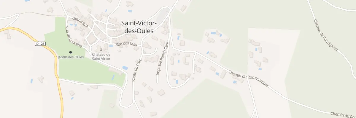 Plan du 102 Che du Roc Fourquat à Saint-Victor-des-Oules