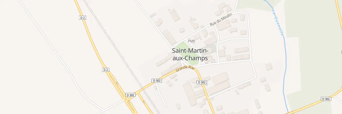 Plan du 2 Vte Vieille Route de Cheppes à Saint-Martin-aux-Champs