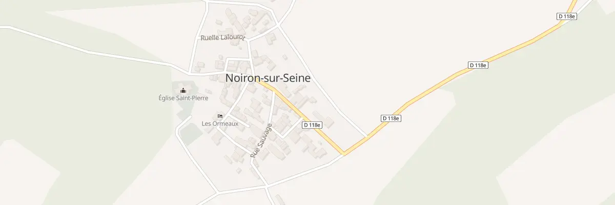 Plan du 3 Rue Miserey à Noiron-sur-Seine
