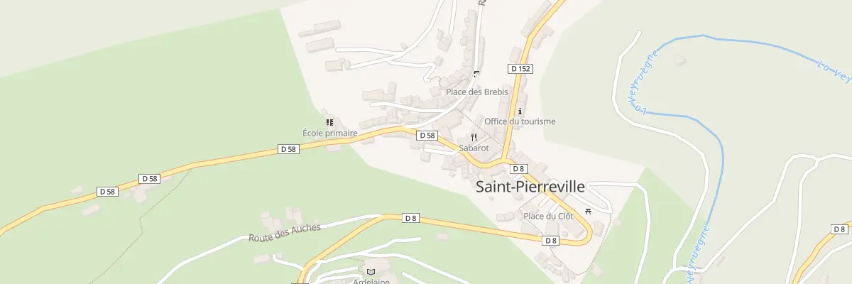 Plan du 5114 Le Village à Saint-Pierreville