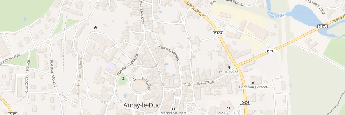 Plan du 3 Rue des Jardins à Arnay-le-Duc