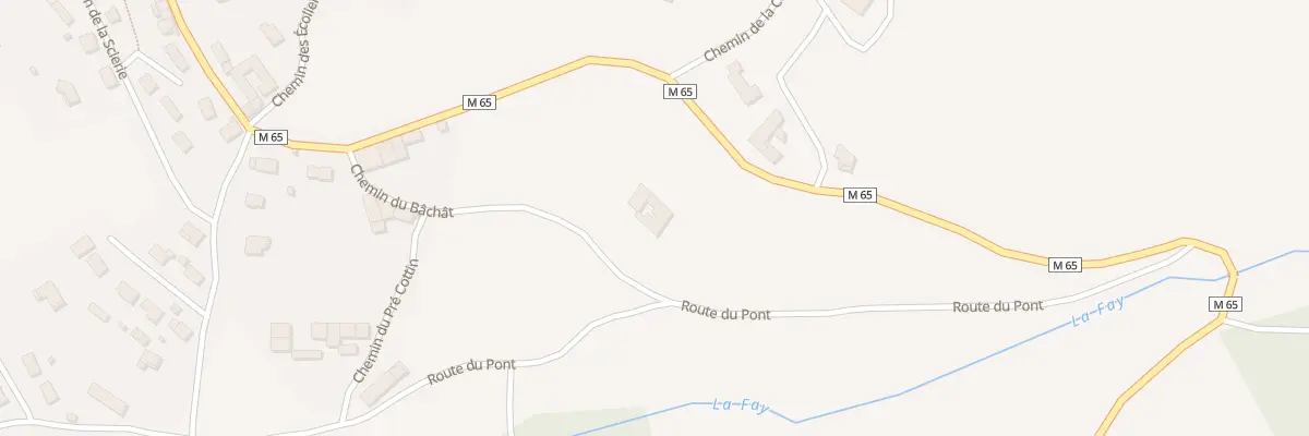 Plan du 5046 Che du Bachat à Marcenod