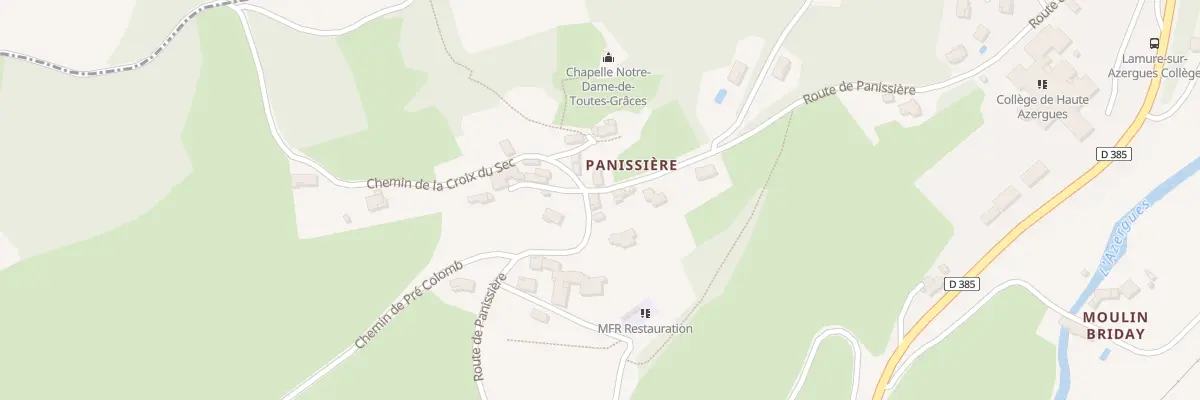 Plan du 575 Rte de Panissière à Lamure-sur-Azergues