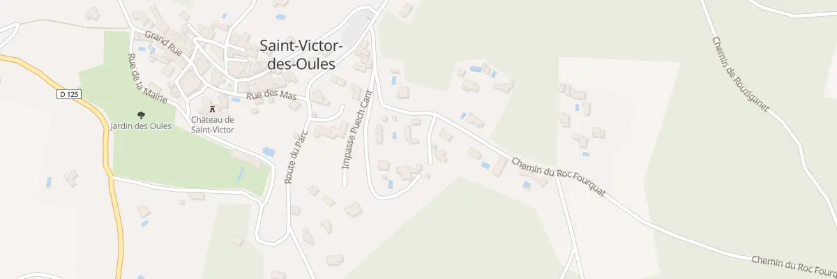 Plan du 116 Che du Roc Fourquat à Saint-Victor-des-Oules