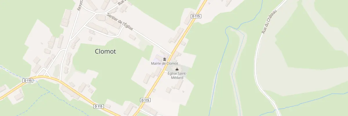 Plan du 4 Rte d’Essey à Clomot