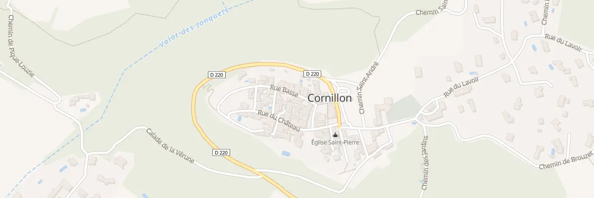 Plan du 5140 Le Village à Cornillon