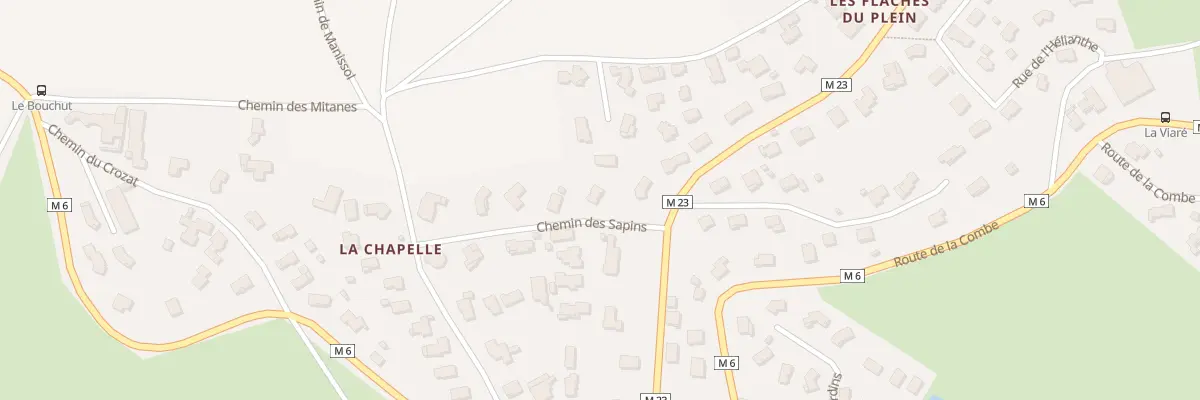 Plan du 4B Che des Sapins à Saint-Christo-en-Jarez