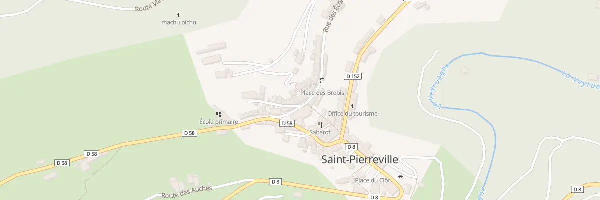 Plan du 5070 Le Bourg à Saint-Pierreville
