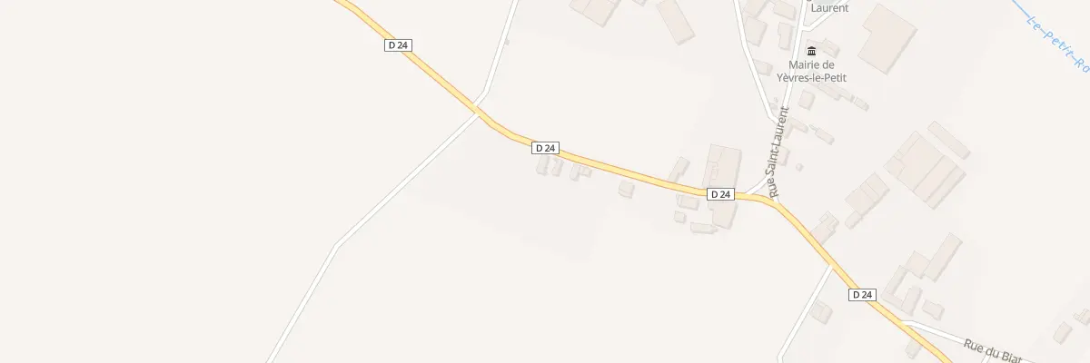 Plan du 21 Rue des Vieilles Vignes à Yèvres-le-Petit