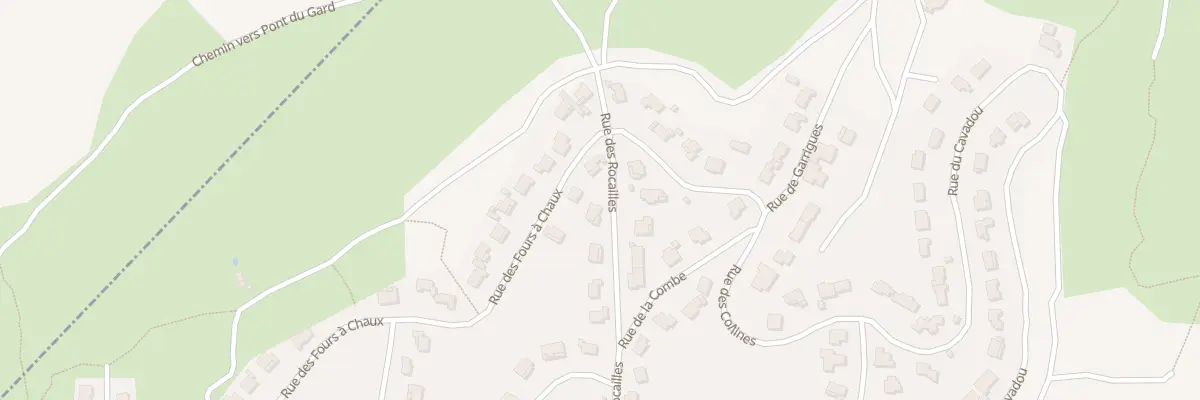 Plan du 9 Rue des rocailles à Bezouce